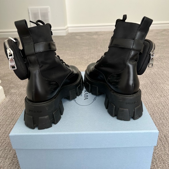 Prada Monolith Boots - Picture 3 of 6